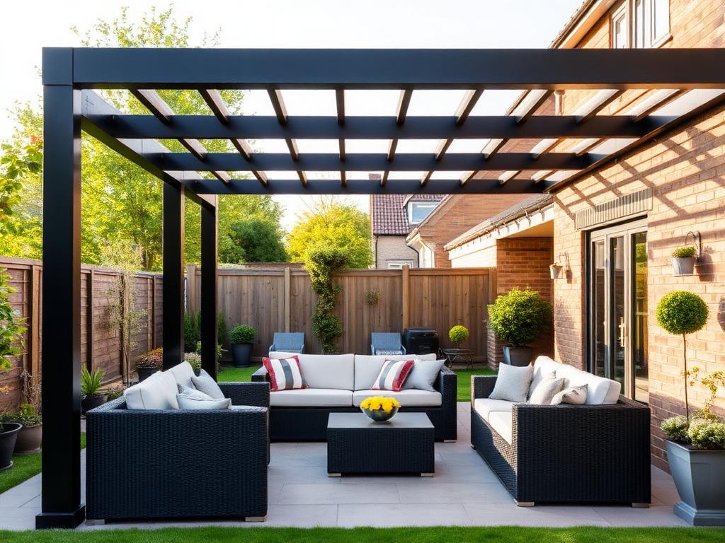 Example installation image — Aluminium Pergola Installation