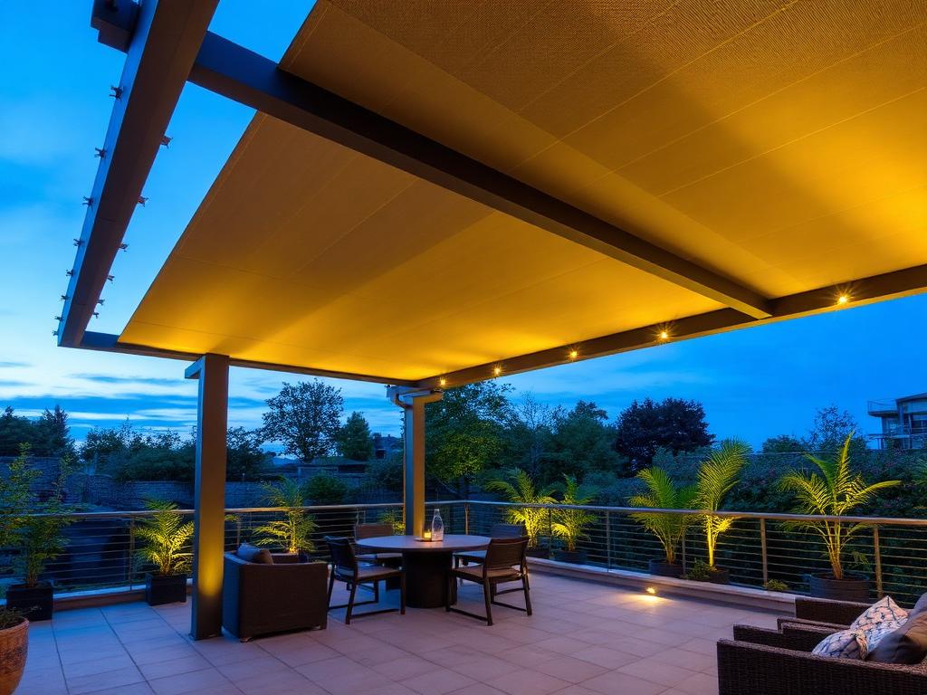 Example installation image — Bioclimatic Pergola Installation