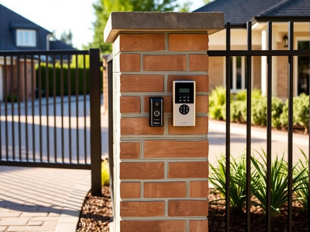 Example installation image — Gate Intercom and Access-Control Installation